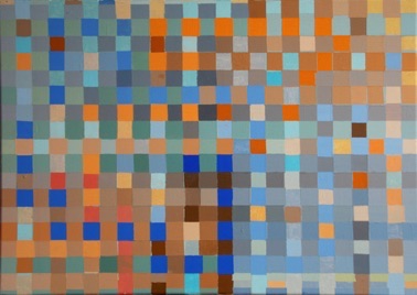 Paul Blackwell. Orange and Blue, with White. Acrylic_thumb.jpg